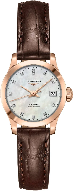 women's Longines timer design watches -Longines Watch Record Ladies