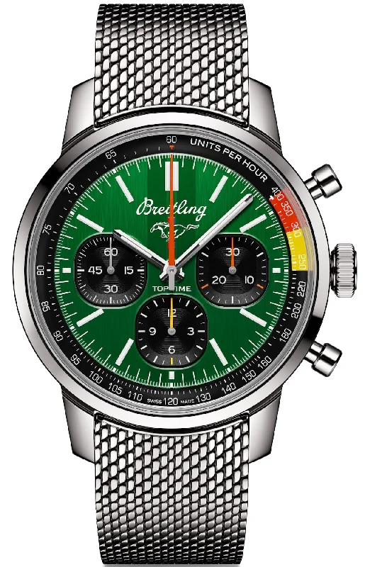 men's mechanical watches with chime design -Breitling Top Time B01 41 Mustang