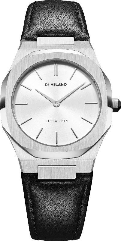 women's mechanical watches with rubber style straps for water sports -D1 Milano Watch Ultra Thin