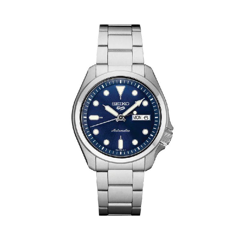 men's dive watches with 12-hour display -SRPE53 5 Sports 40mm - Blue on Bracelet