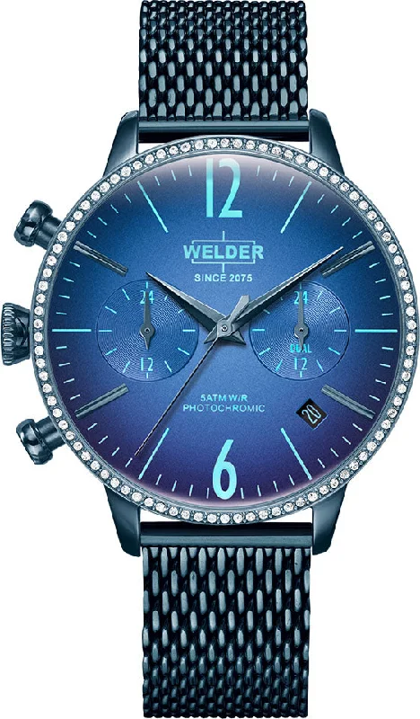 women's mechanical watches with intricate design -Welder Watch Moody Dual Time