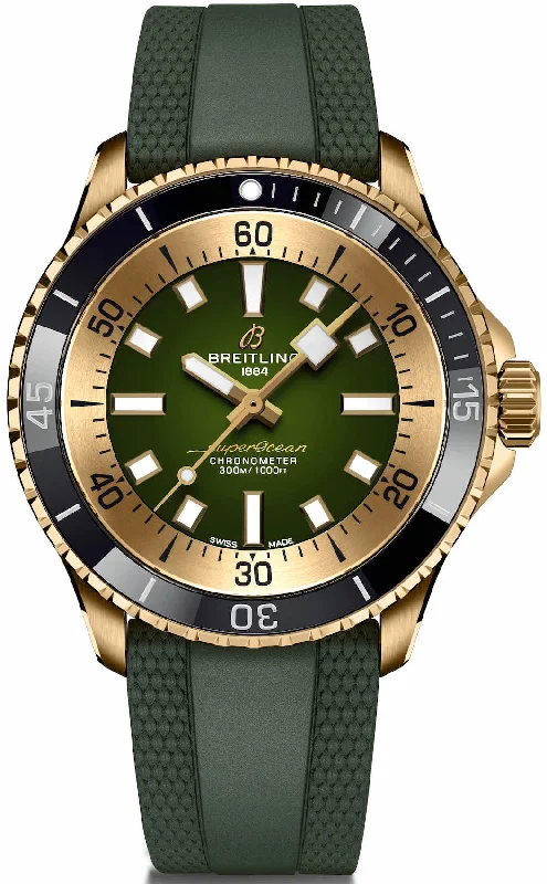 men's mechanical watches with self-winding -Breitling Superocean Automatic 42 Bronze