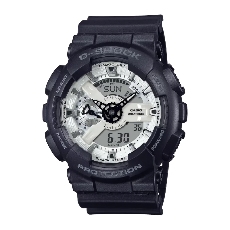 men's digital watches with self-winding display function -CASIO G-SHOCK GA-110WD-1ADR STANDARD ANALOG-DIGITAL BLACK WATCH men's digital watches with self-winding display function -CASIO G-SHOCK GA-110WD-1ADR STANDARD ANALOG-DIGITAL BLACK WATCH