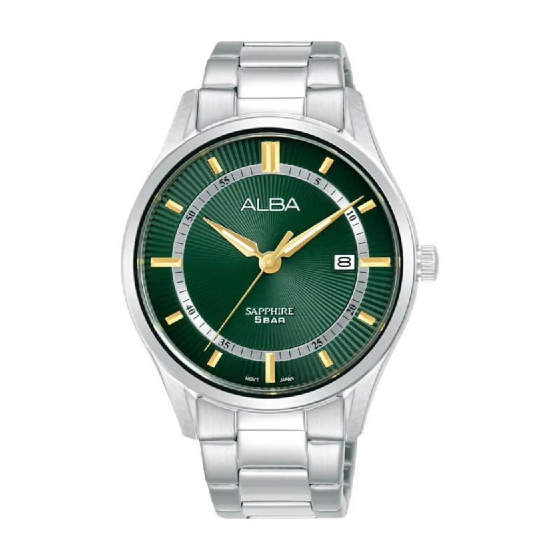 men's digital watches with corrosion-resistant style design -ALBA AS9R15X PRESTIGE QUARTZ 3 HANDS DATE MEN WATCH men's digital watches with corrosion-resistant style design -ALBA AS9R15X PRESTIGE QUARTZ 3 HANDS DATE MEN WATCH