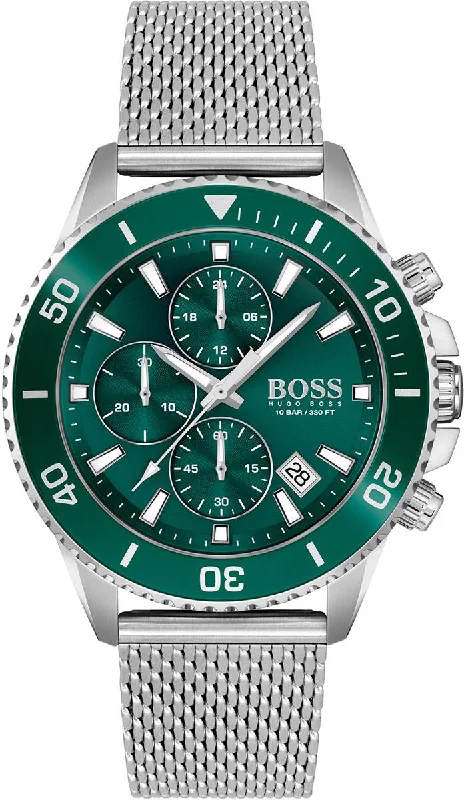 men's mechanical watches with interchangeable style straps -Boss Admiral Athleisure