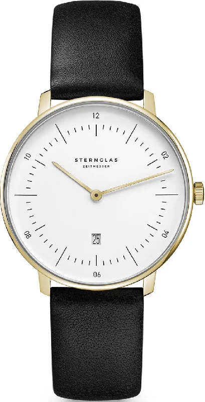 women's mechanical watches with corrosion-resistant design -Sternglas Naos XS Quartz Leather women's mechanical watches with corrosion-resistant design -Sternglas Naos XS Quartz Leather