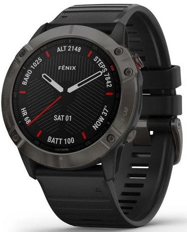 Mens Smart Watches Calorie Burn Tracking-Garmin Watch Fenix 6X Sapphire Carbon Grey DLC D Mens Smart Watches Calorie Burn Tracking-Garmin Watch Fenix 6X Sapphire Carbon Grey DLC D