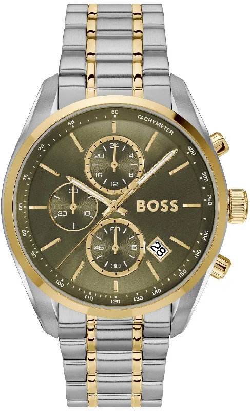 men's mechanical watches with chime design -Boss Grand Prix 44