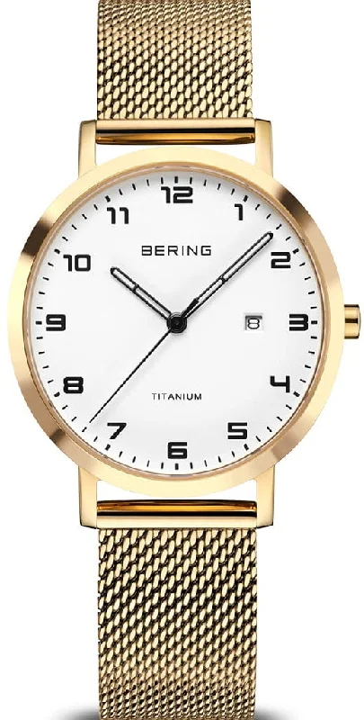 women's Bering quartz design watches -Bering Titanium Ladies