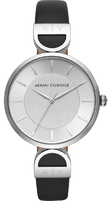 women's mechanical watches with moon phase -Armani Exchange Watch Ladies