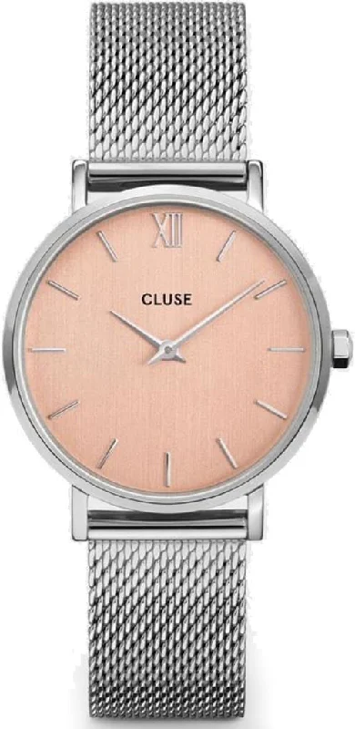 women's mechanical watches with alarm display -Cluse Watch Minuit Ladies