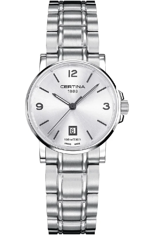 women's Certina C3 SuperLuminova design watches -Certina Watch DS Caimano Lady Quartz