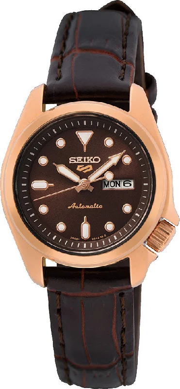 women's mechanical watches with magnetic-resistant design -Seiko Watch 5 Sports Compact Ladies women's mechanical watches with magnetic-resistant design -Seiko Watch 5 Sports Compact Ladies