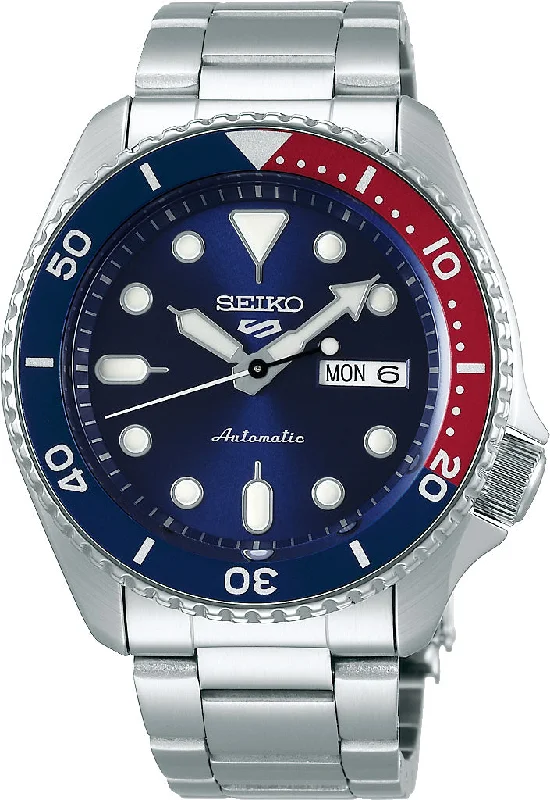 men's Seiko flat design watches -Seiko 5 Sports Mens