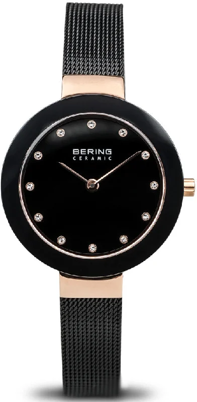 women's Bering moon phase watches -Bering Ceramic Ladies