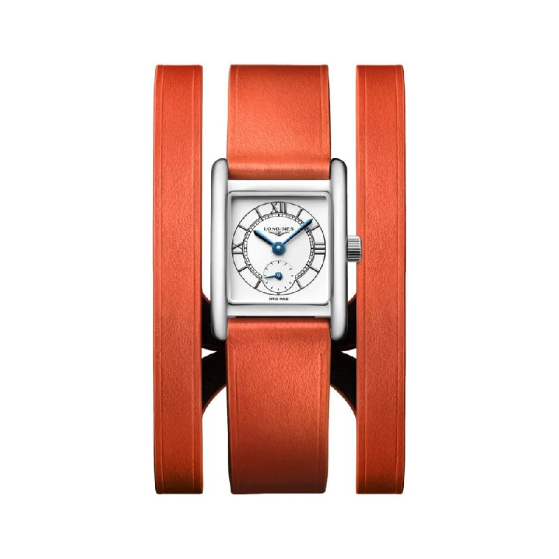 men's chronograph watches with LED light display function -Mini DolceVita Orange Strap men's chronograph watches with LED light display function -Mini DolceVita Orange Strap