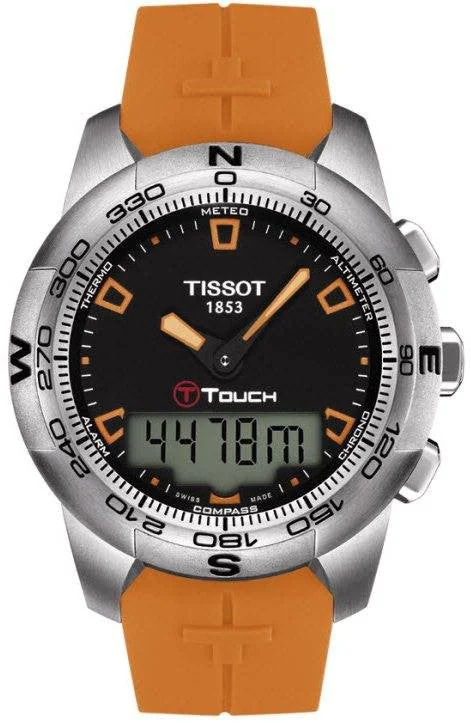 Smart Watches for Mens Manufacturer-Tissot Watch T-Touch II Stainless Steel