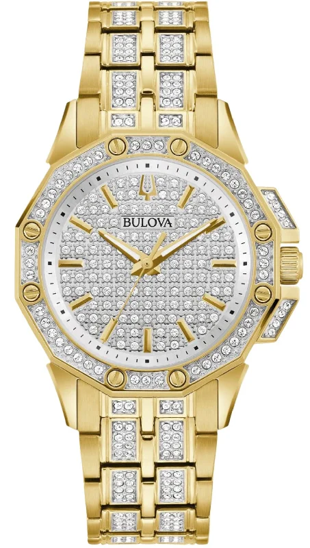 women's Bulova timer watches -Bulova Crystal Octava Ladies
