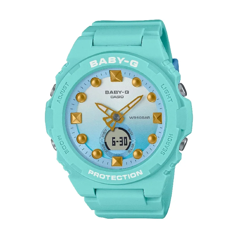 women's Casio casual watches -CASIO BABY-G BGA-320-3ADR MINT LAGOON WOMEN WATCH