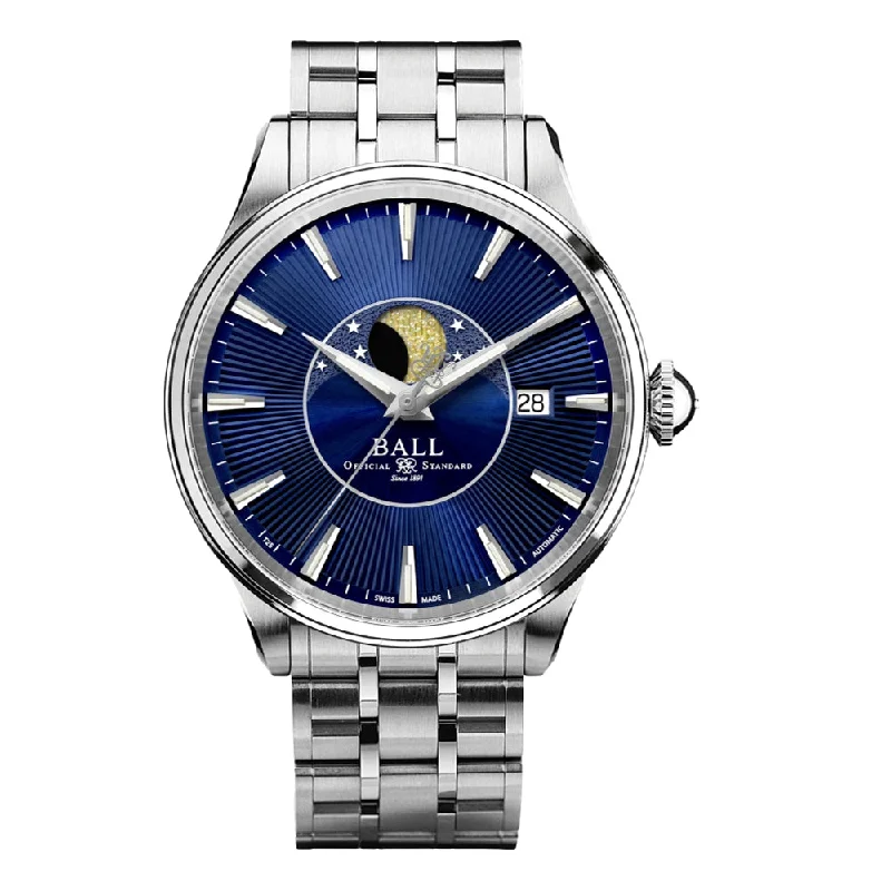 men's kinetic field watches -Trainmaster Moon Phase