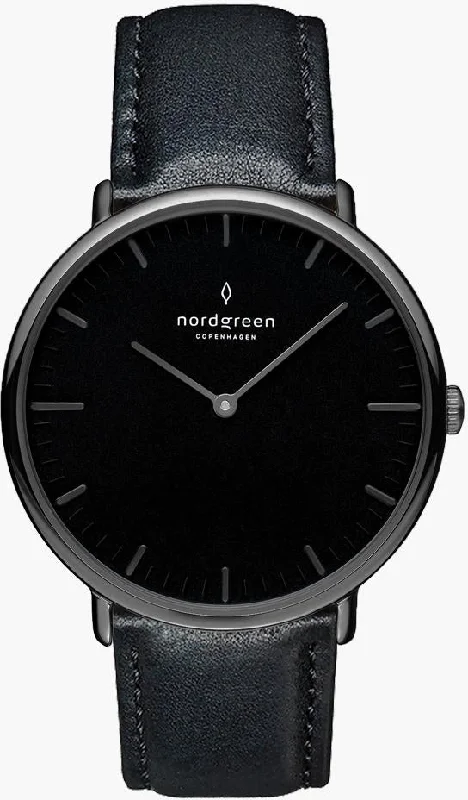 women's mechanical watches with moon phase display -Nordgreen Native