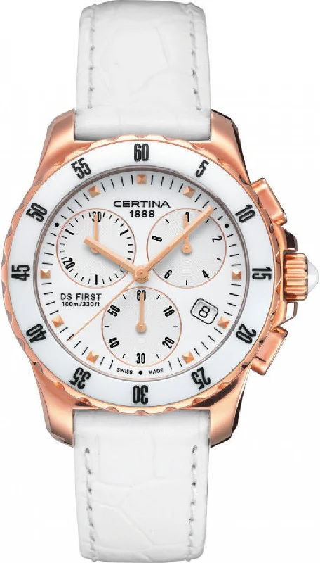 women's Certina commemorative edition design watches -Certina DS First Lady Ceramic Chrono Quartz women's Certina commemorative edition design watches -Certina DS First Lady Ceramic Chrono Quartz