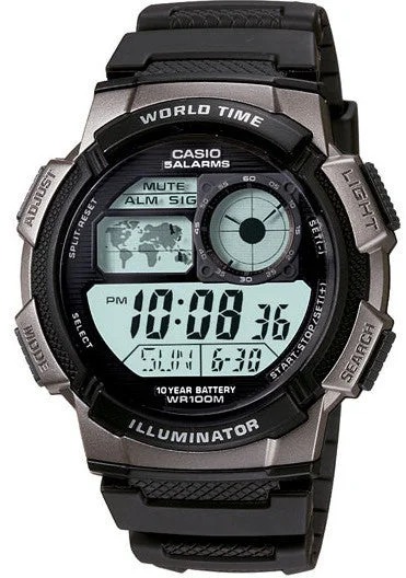 men's Cartier anniversary edition watches -Casio 1000 Illuminator Alarm