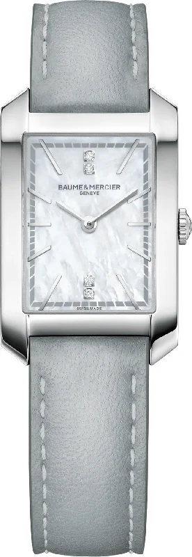 women's mechanical watches with vibration alert display function -Baume et Mercier Watch Hampton Ladies