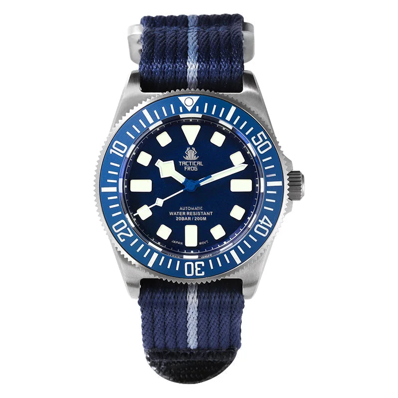 Blue dial - blue bezel