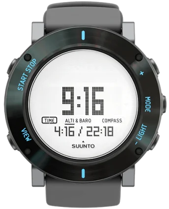 Smart Watches for Mens Blood Oxygen Monitoring-Suunto Watch Core Graphite Crush