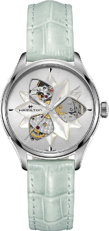women's Hamilton tourbillon watches -Hamilton Watch Jazzmaster Open Heart Lady