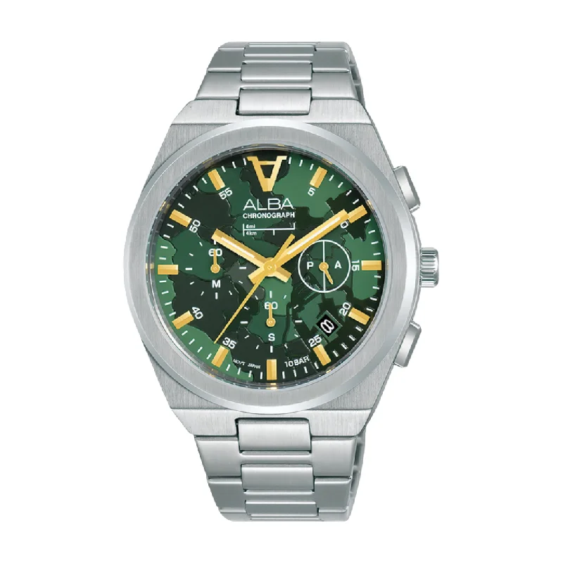 men's chronograph watches with water-resistant style design -ALBA AT3H51X SIGNA CHRONOGRAPH MEN WATCH men's chronograph watches with water-resistant style design -ALBA AT3H51X SIGNA CHRONOGRAPH MEN WATCH