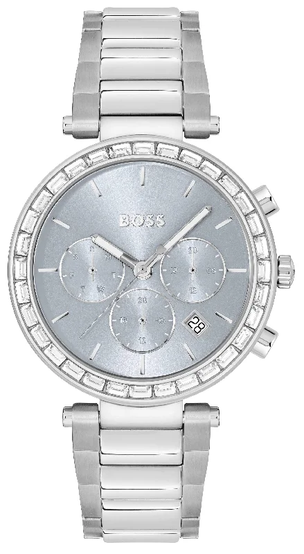 women's mechanical watches with LED light design -Boss Andra Ladies