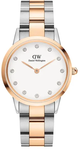 women's mechanical watches with mechanical display function -Daniel Wellington Watch Iconic Lumine White 32mm