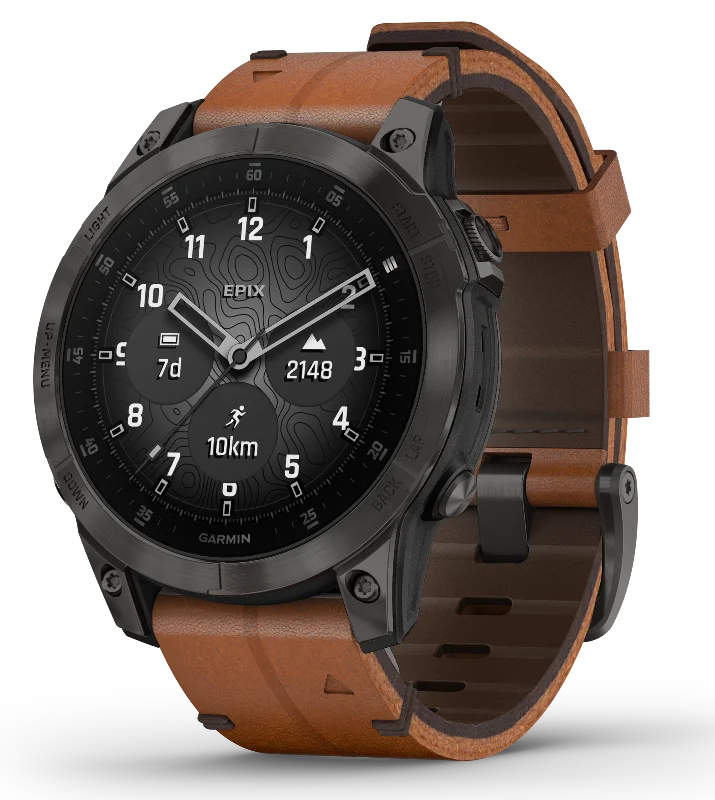 Mens Smart Watches Storm Alerts-Garmin Watch Epix Gen 2 Black