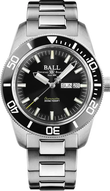 men's dive watches with domed glass -Ball Watch Company Engineer Master II Skindiver Heritage