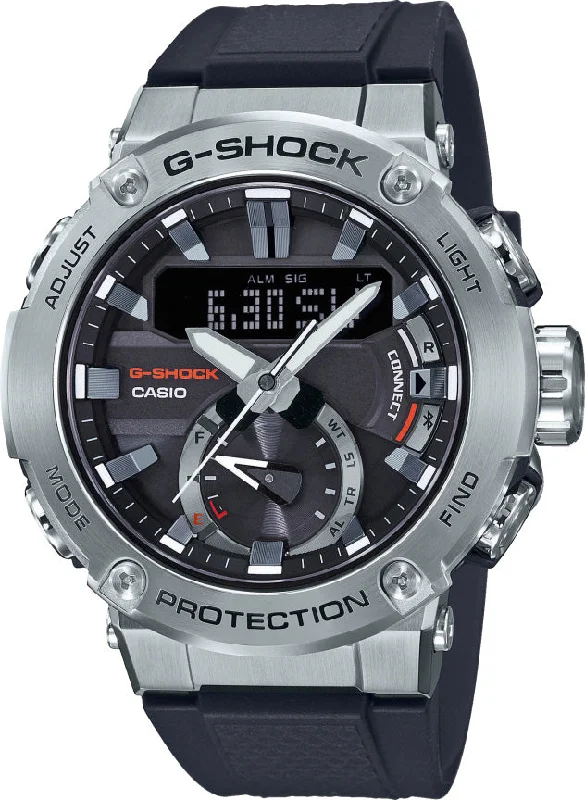 Mens Smart Watches Air Quality Monitoring-G-Shock Watch G-Steel Bluetooth D