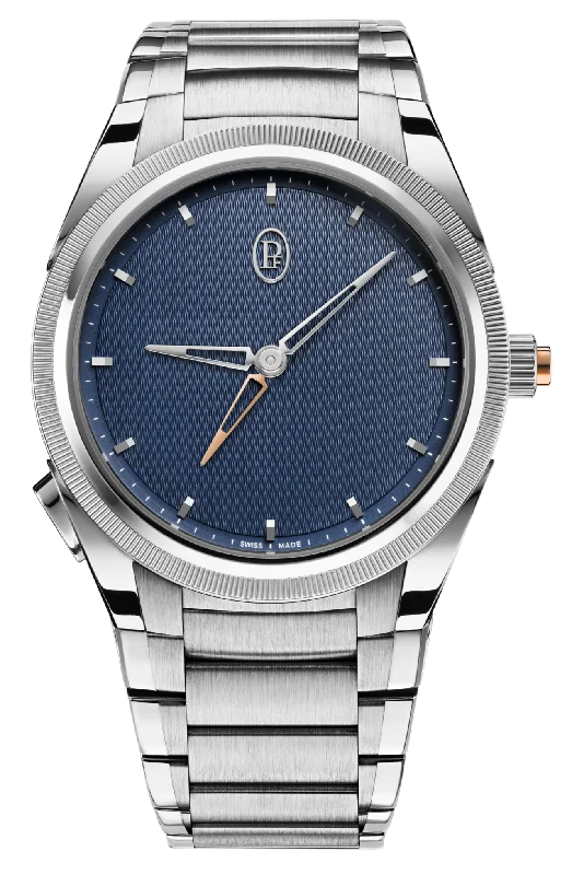 men's mechanical watches with triple time zone design -Parmigiani Fleurier Tonda GMT Rattrapante