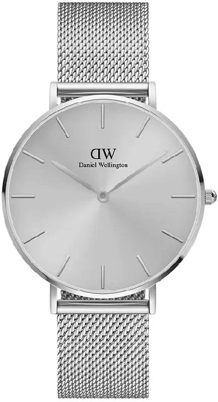 women's mechanical watches with 24-hour design -Daniel Wellington Watch Petite Unitone 36 Silver