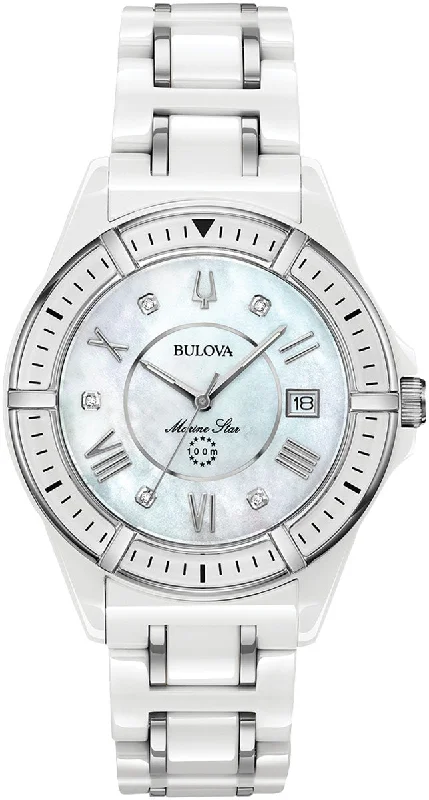 women's Bulova manual watches -Bulova Watch Marine Star Ladies