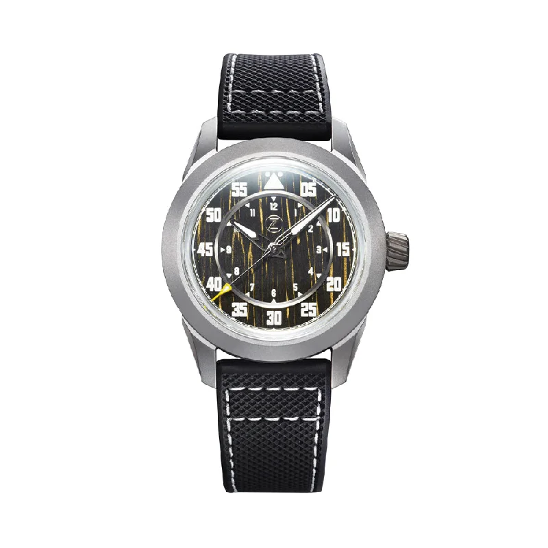 American-classic dress-Eagle 2 Titanium 'Carbon' 39mm - Anthracite on Strap