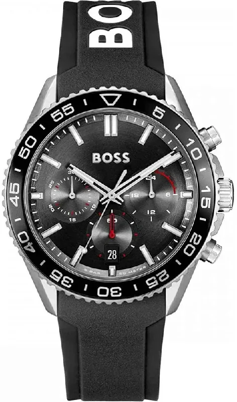 men's mechanical watches with solar display function -Boss Runner Mens
