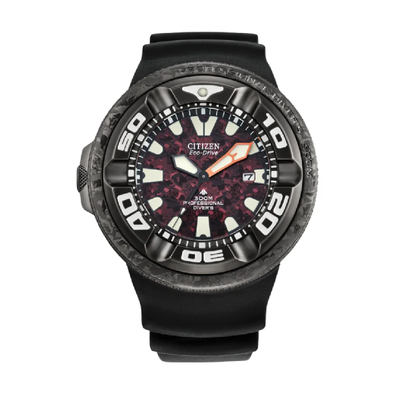 men's dive watches with concave glass -CITIZEN BJ8059-03Z PROMASTER MARINE GODZILLA LIMITED EDITION ECO-DRIVE DIVER MEN WATCH