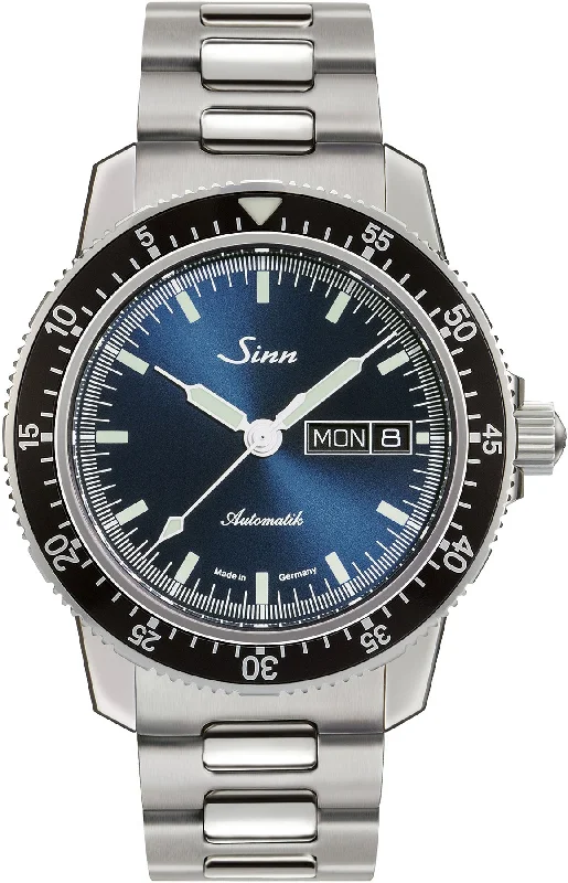 men's mechanical watches with BGW9 SuperLuminova display function -Sinn 104 St Sa I B Bracelet