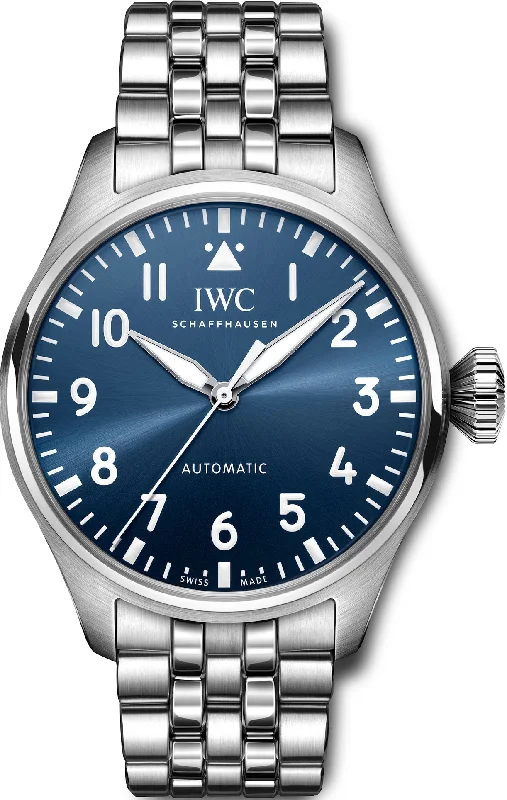 men's mechanical watches with scratch-resistant design -IWC Big Pilots 43