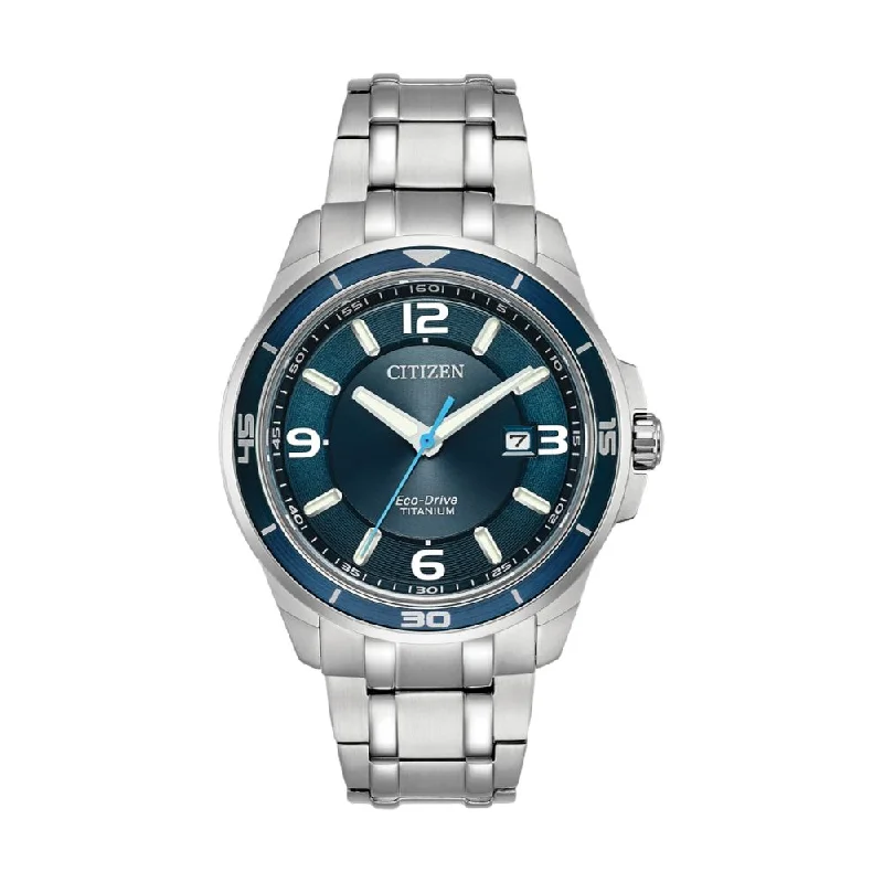 men's GMT pilot watches -BRYCEN BLUE DIAL