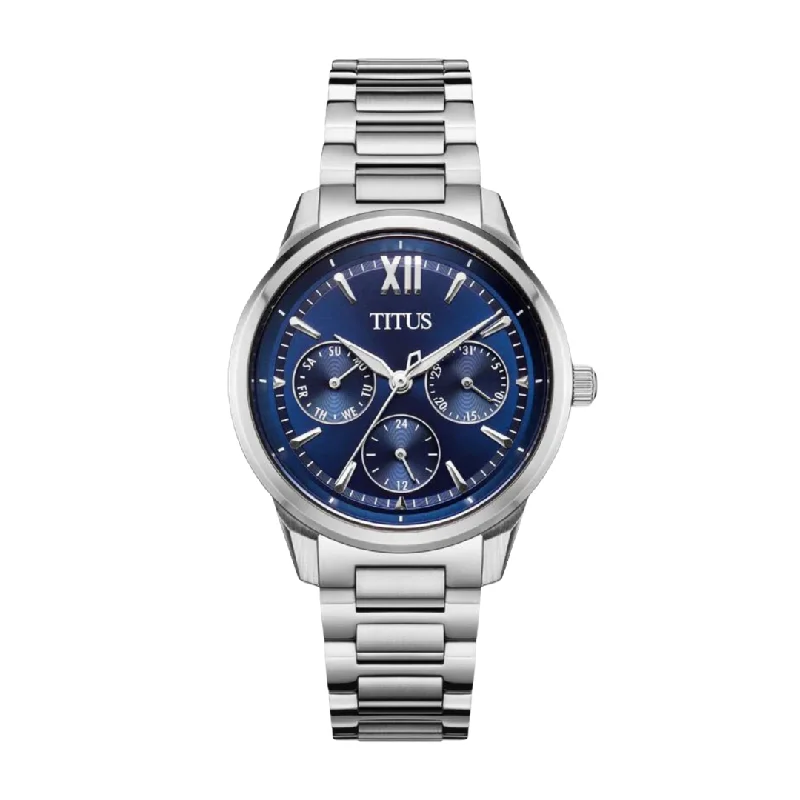 women's mechanical watches with curved design -SOLVIL ET TITUS FASHIONISTA W06-03346-002 MULTI-FUNCTION QUARTZ WOMEN WATCH