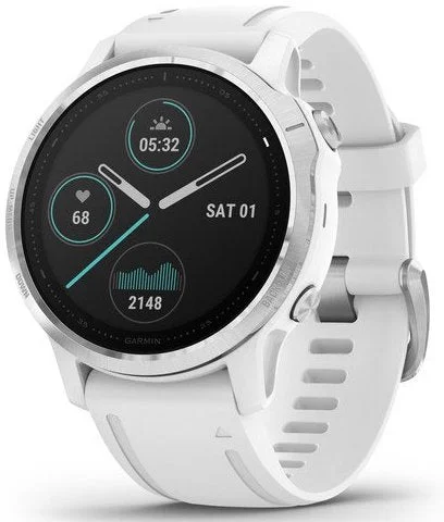 Smart Watches for Mens Colorful Interface-Garmin Watch Fenix 6S White With White Band Smart Watches for Mens Colorful Interface-Garmin Watch Fenix 6S White With White Band