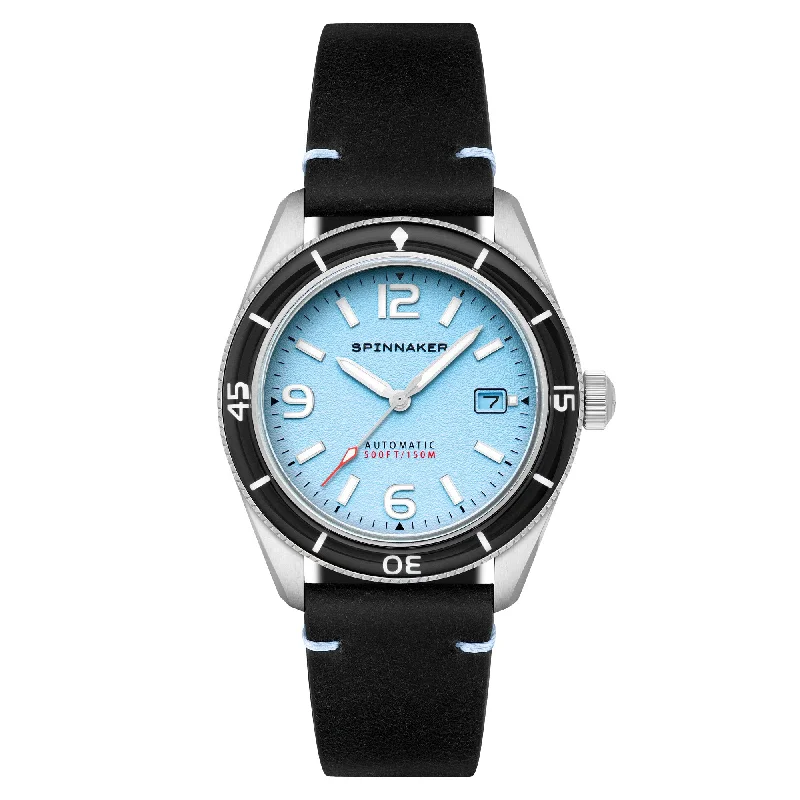best luxury skeletonized watches for men -Spinnaker Fleuss Automatic Horizon Blue