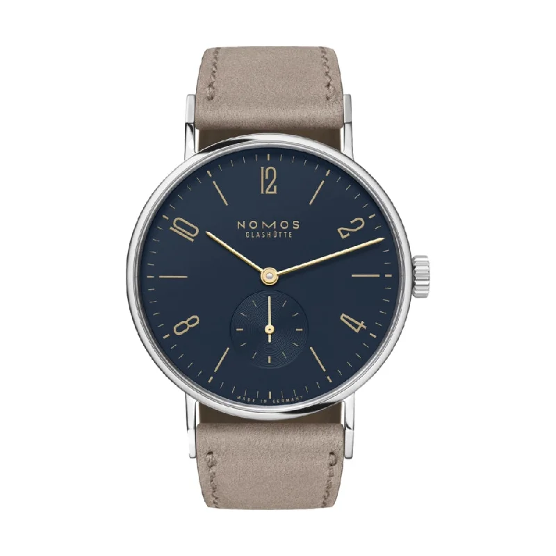 men's chronograph watches with tritium design -Tangente 35mm - Midnight Blue on Leather Strap men's chronograph watches with tritium design -Tangente 35mm - Midnight Blue on Leather Strap